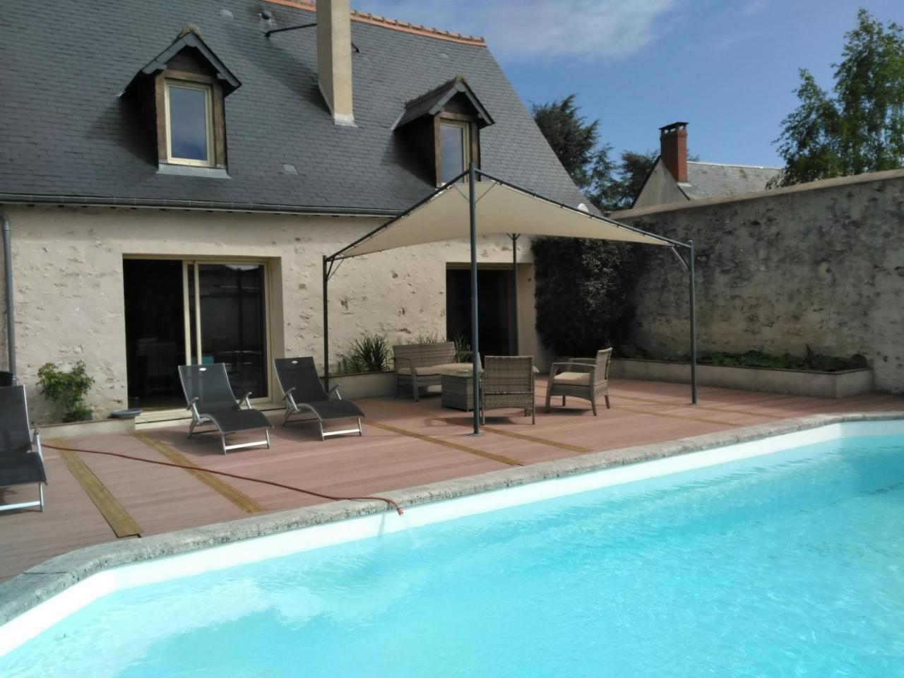La Hautée des Francs Veigné Exterior foto